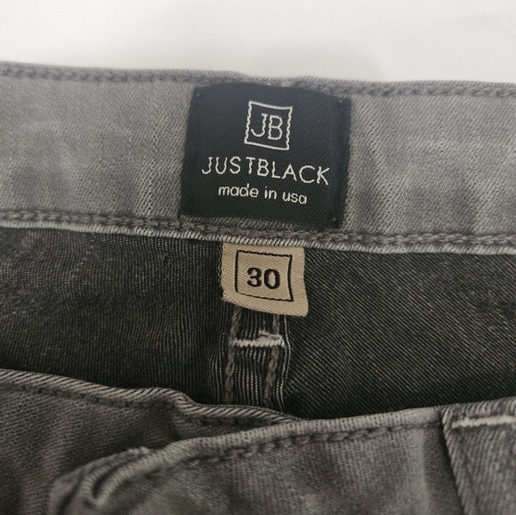 Justblack Gray Skinny Jeans With Distressed Hems! - Picture 3 of 9